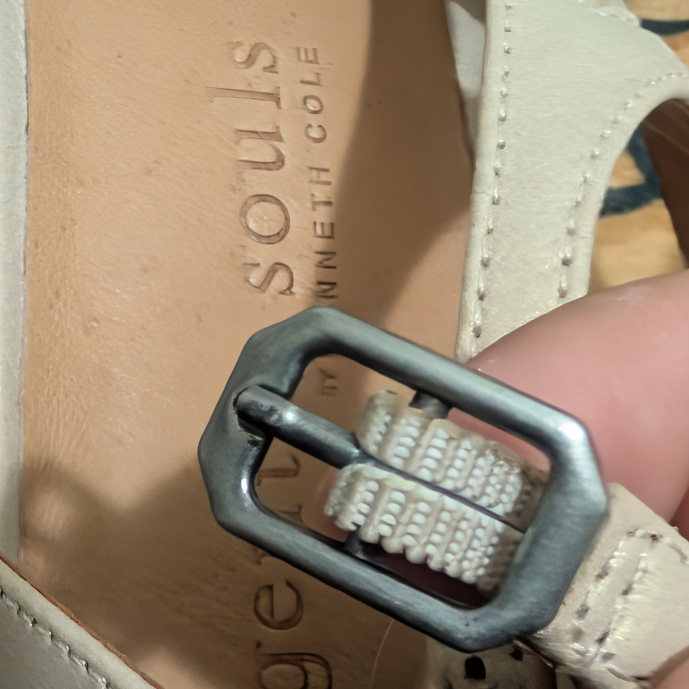 Gentle Souls Women's Beige Sandals - Picture 5 of 7